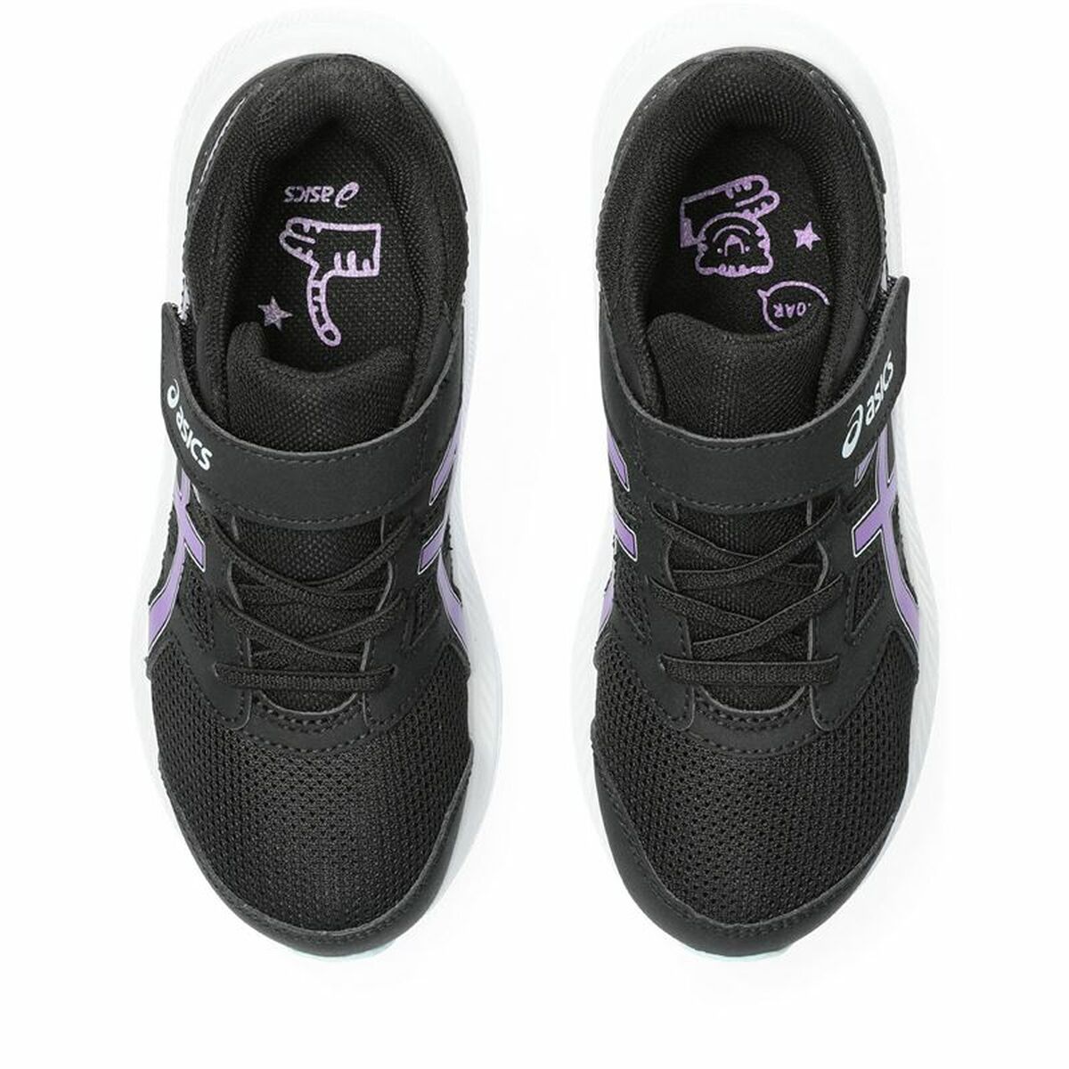 Zapatillas de Running para Niños Asics Jolt 4 PS Morado Negro  Comprati.