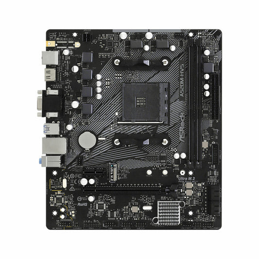 Placa Base ASRock A520M-HVS AMD A520 AMD AMD AM4  Comprati.