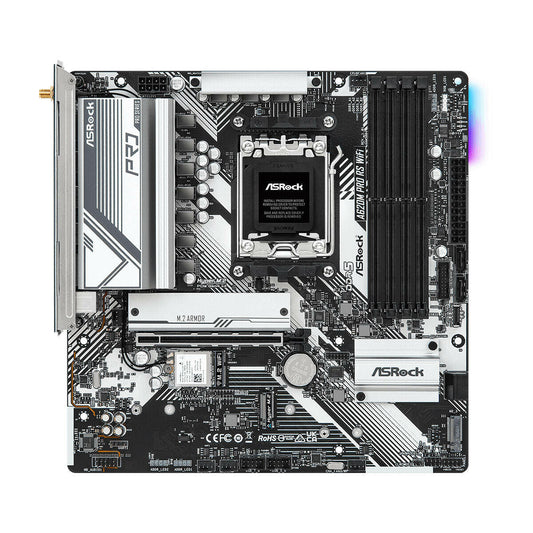 Placa Base ASRock A620M Pro RS WiFi Intel Wi-Fi 6 AMD A620 AMD AM5  Comprati.