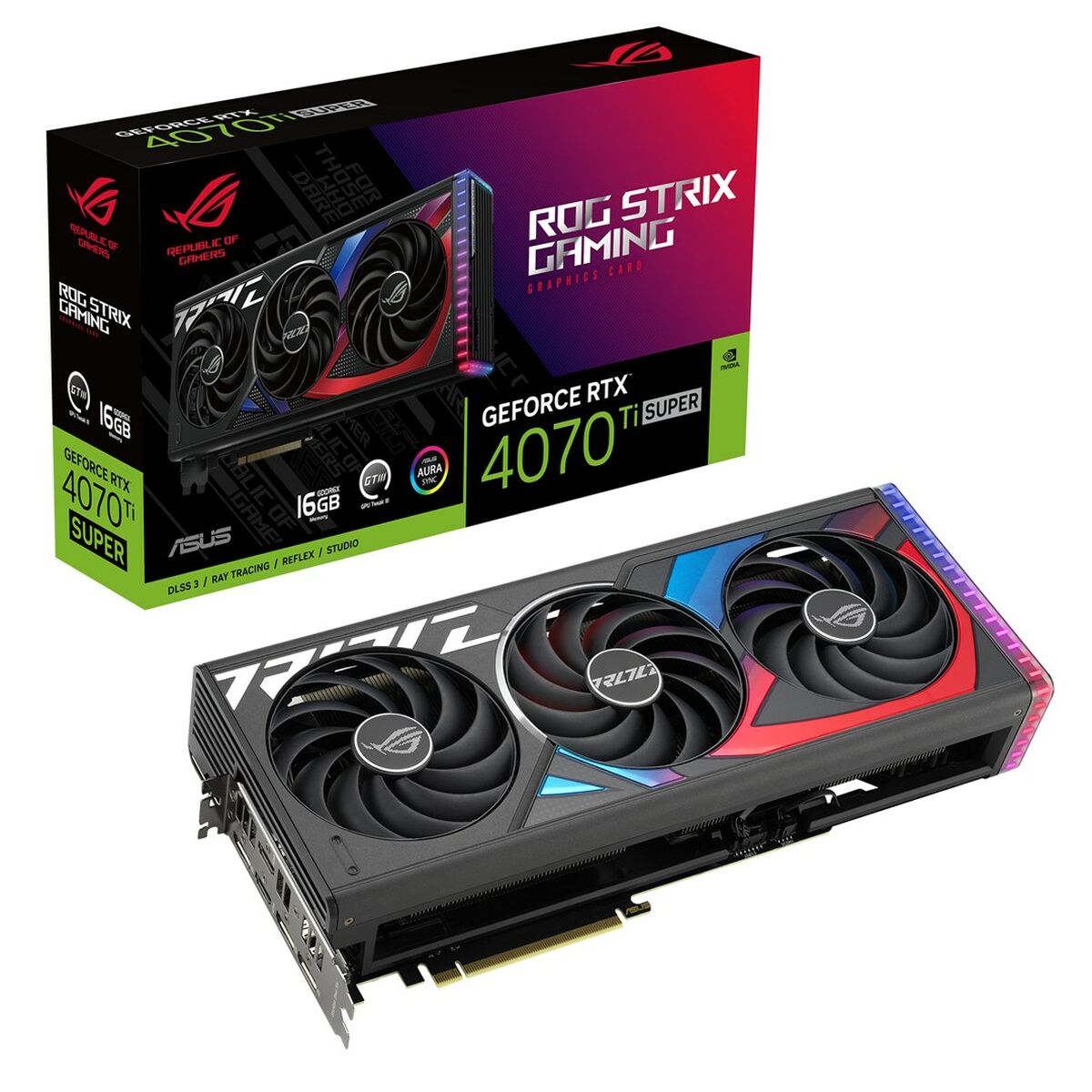 Tarjeta Gráfica Asus 90YV0KG1-M0NA00 GEFORCE RTX 4070 16 GB GDDR6  Comprati.