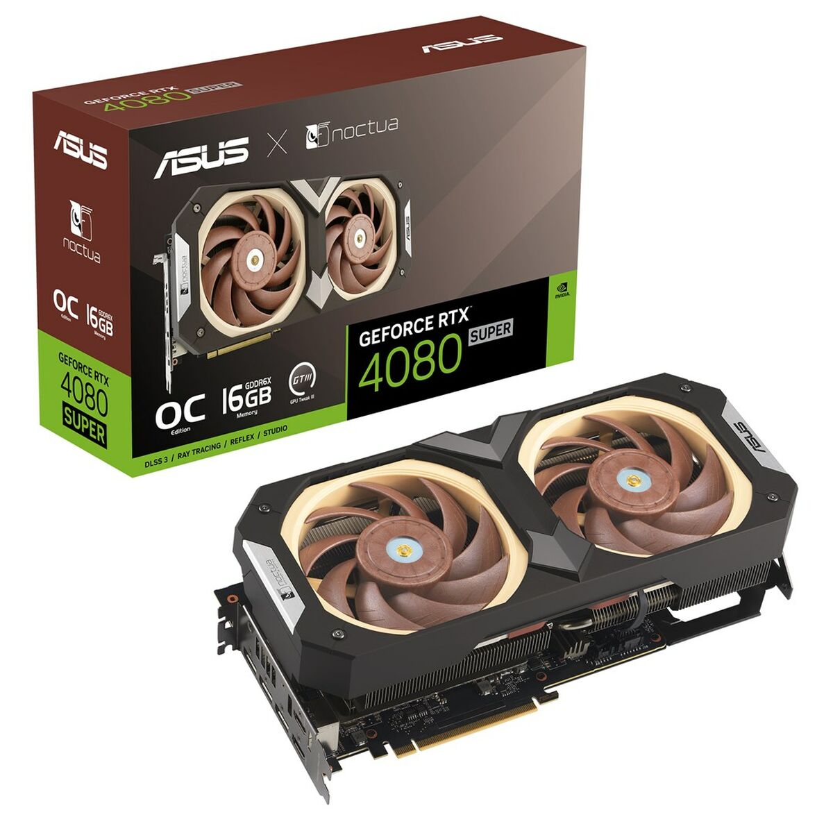 Tarjeta Gráfica Asus RTX4080S-O16G-NOCTUA GEFORCE RTX 4080 SUPER 16 GB GDDR6X  Comprati.