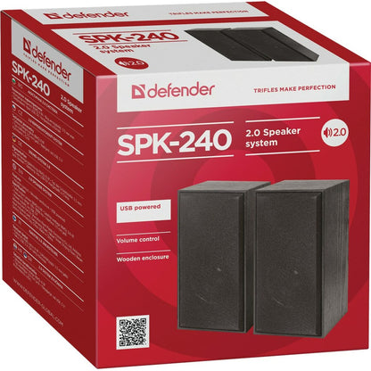 Altavoces PC Defender SPK-240 Negro  Comprati.