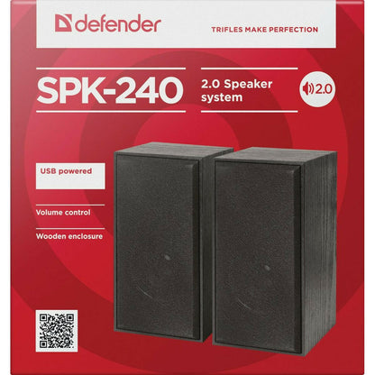 Altavoces PC Defender SPK-240 Negro  Comprati.