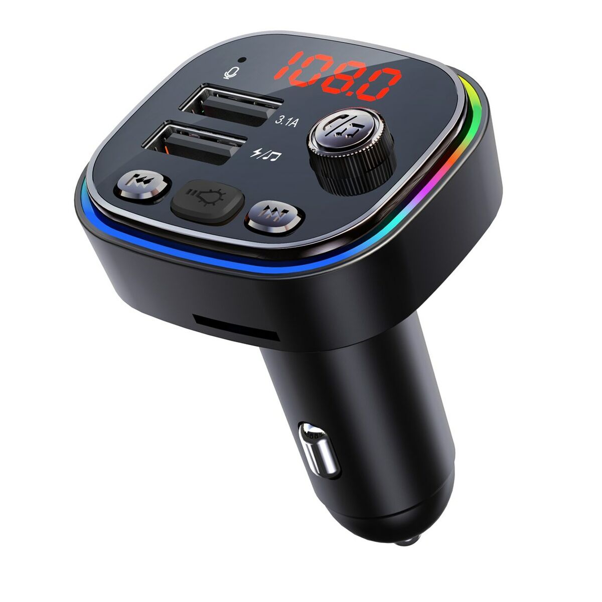 Reproductor MP3 y Transmisor FM para Coche Vakoss TC-B439K  Comprati.