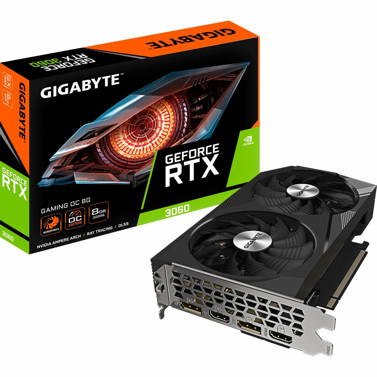 Tarjeta Gráfica Gigabyte GeForce RTX 3060 GAMING GeForce RTX 3060 8 GB GDDR6  Comprati.