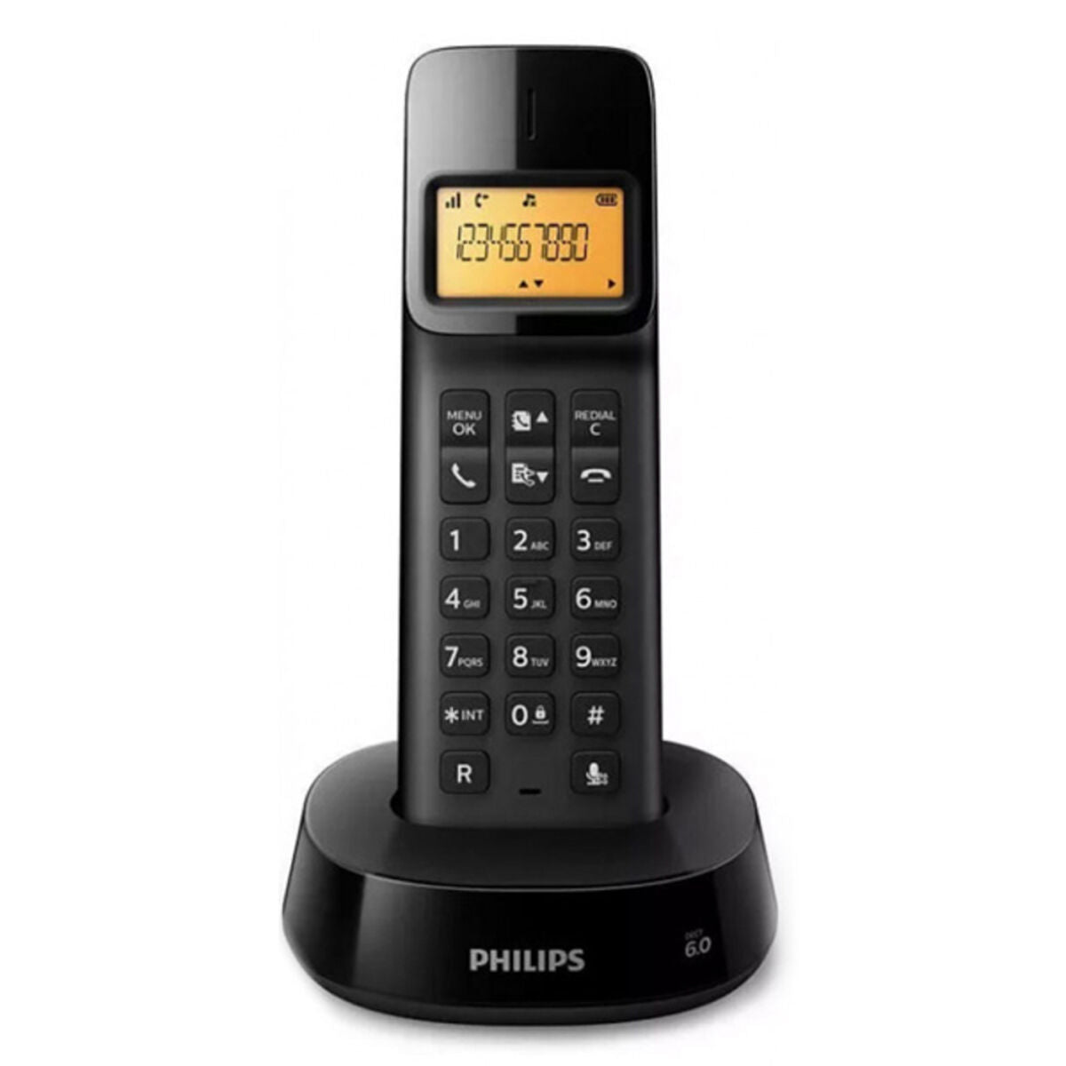 Teléfono Inalámbrico Philips D1601B/01 1,6" 300 mAh GAP Negro  Comprati.