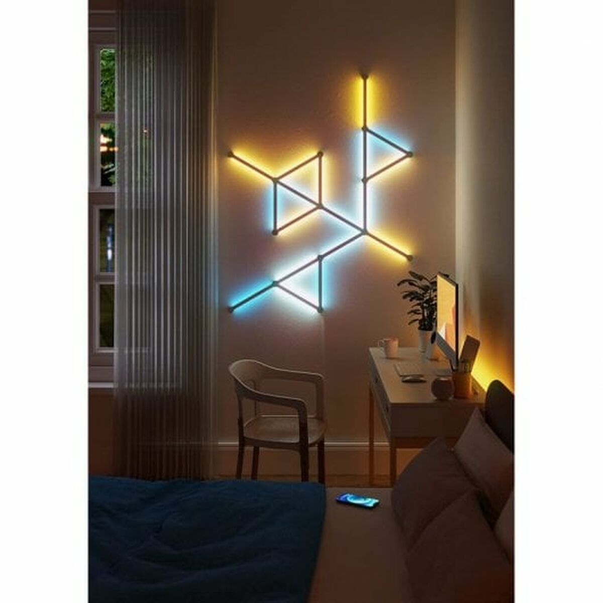 Decoración luminosa Nanoleaf NL59-K-6002LW-15PK-EU (6500 K) (15 Unidades)  Comprati.