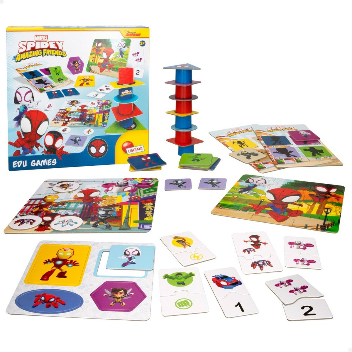 Juego Educativo Spidey 24,5 x 0,2 x 24,5 cm (6 Unidades) 10 en 1  Comprati.