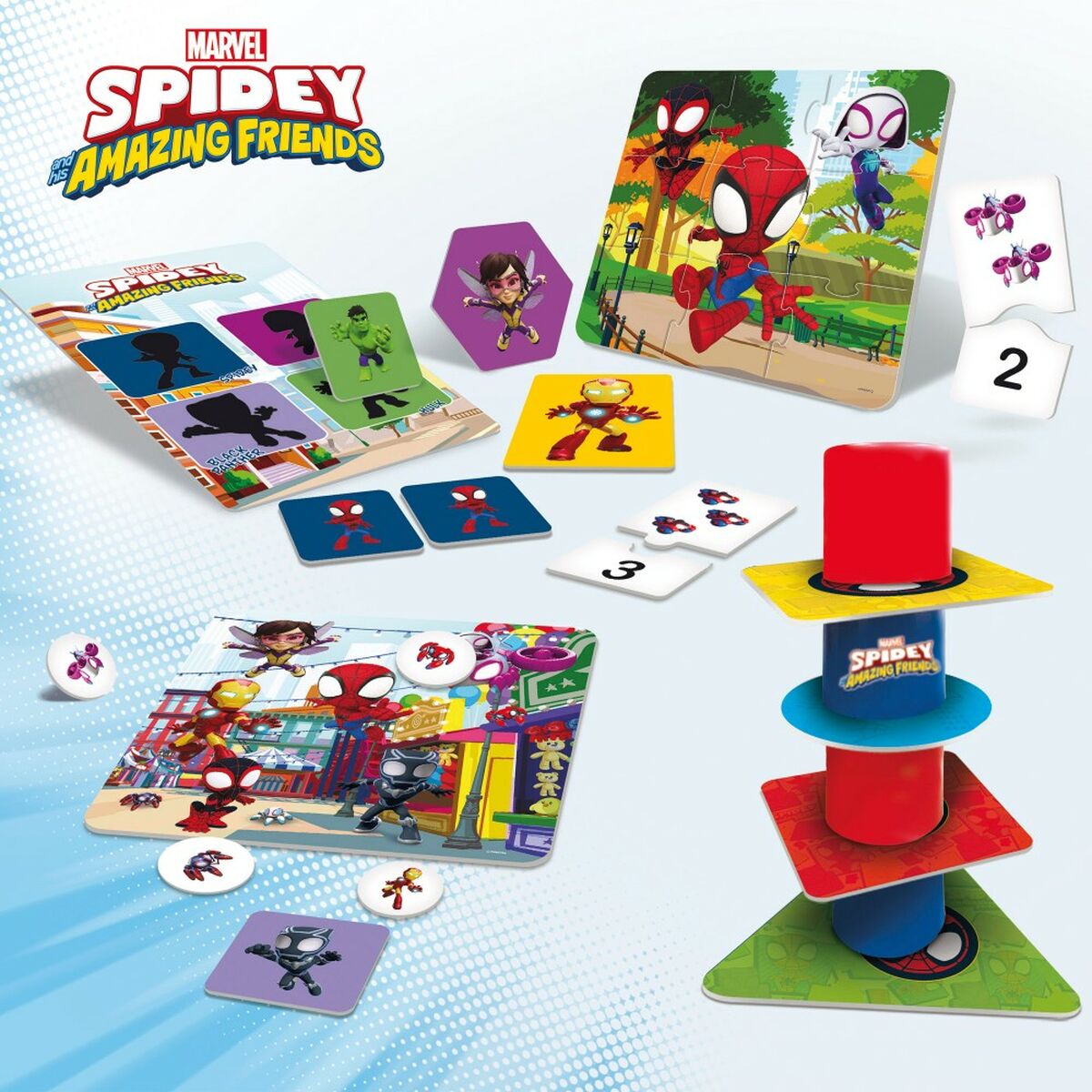 Juego Educativo Spidey 24,5 x 0,2 x 24,5 cm (6 Unidades) 10 en 1  Comprati.