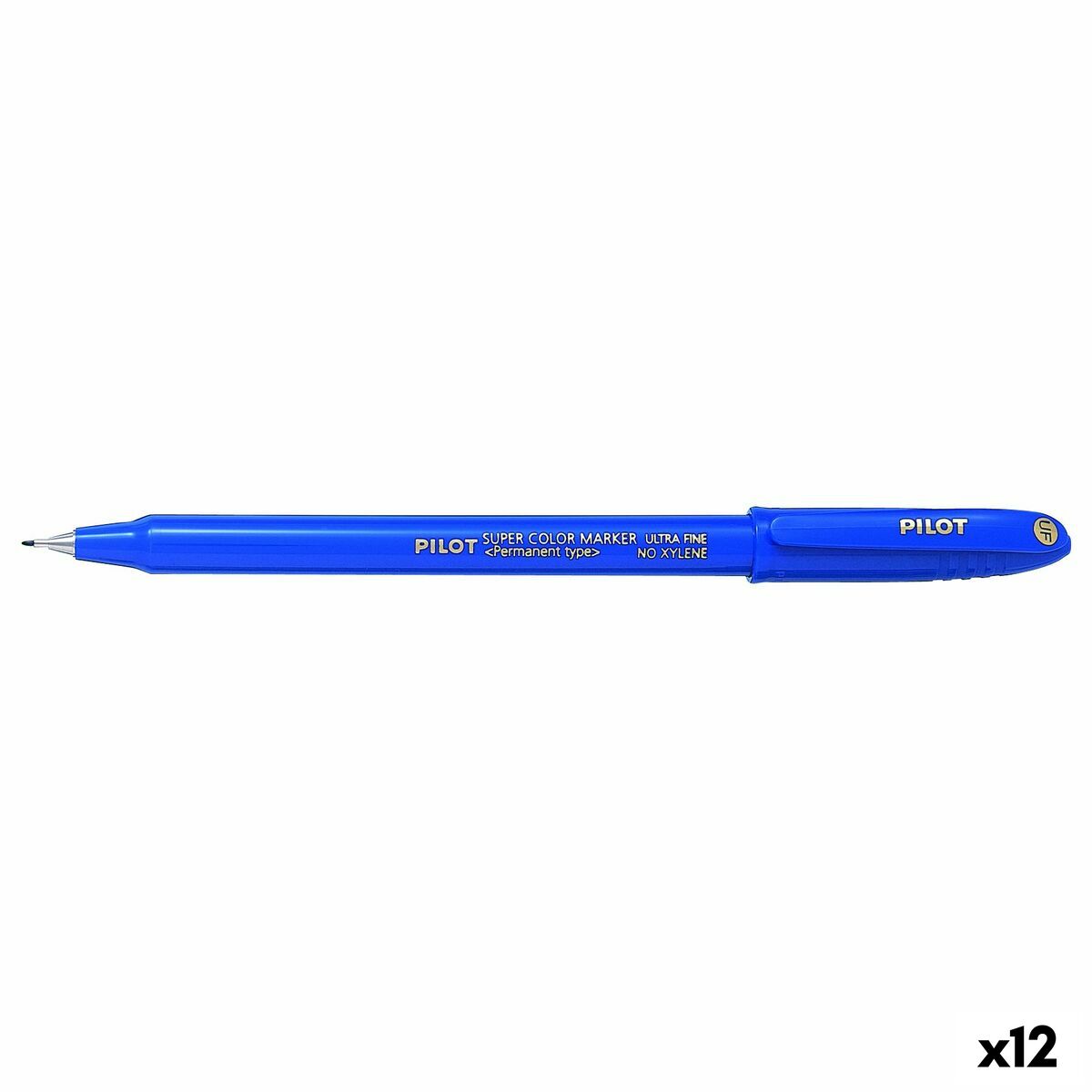 Rotulador permanente Pilot  SCA-UF Azul 0,4 mm (12 Unidades)  Comprati.