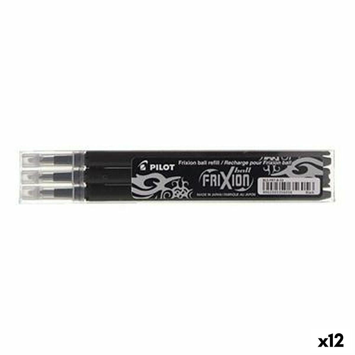 Set de recambios Pilot Frixion 0,7 Bolígrafo 3 Piezas Negro (12 Unidades)  Comprati.