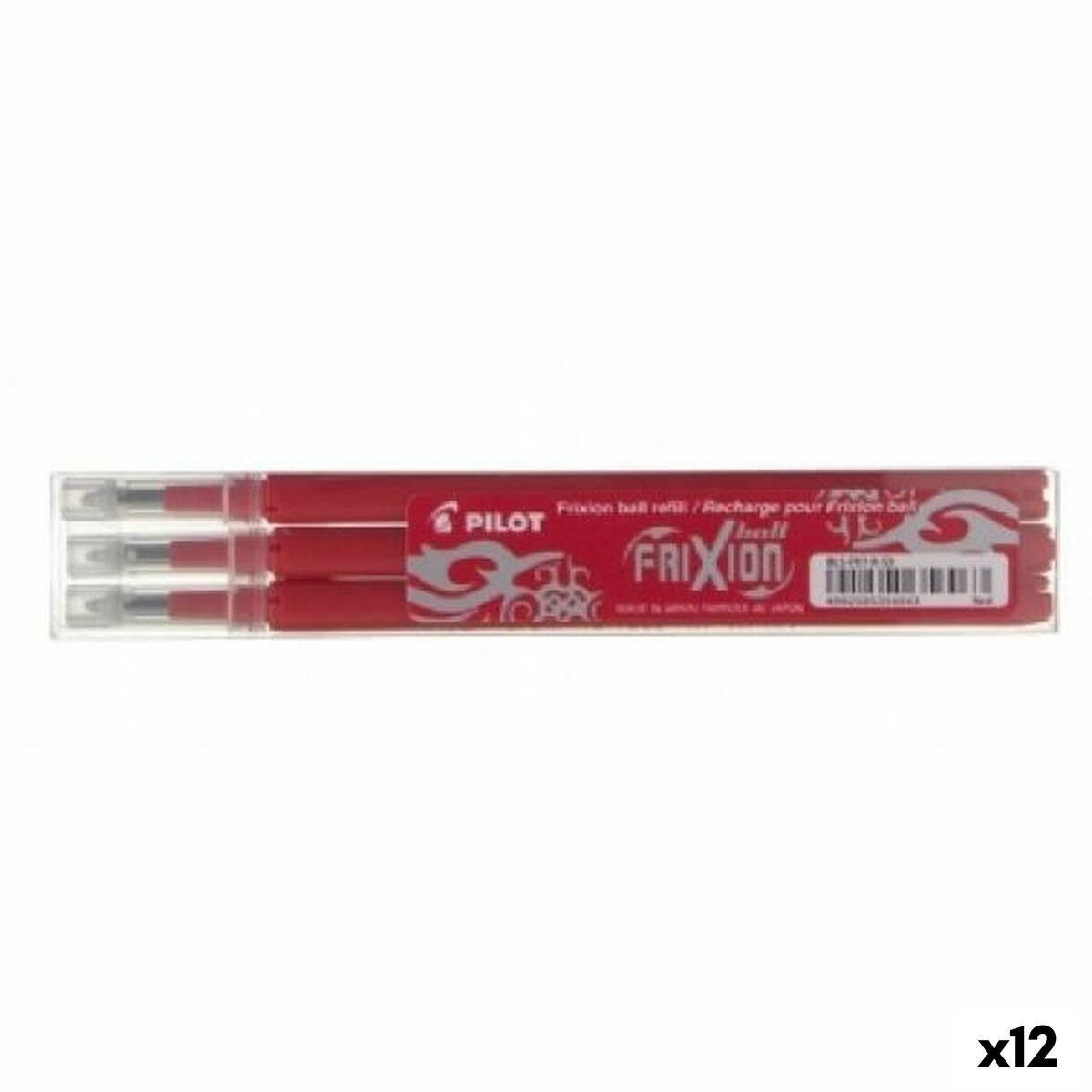 Set de recambios Pilot Frixion 0,7 Bolígrafo 3 Piezas Rojo (12 Unidades)  Comprati.