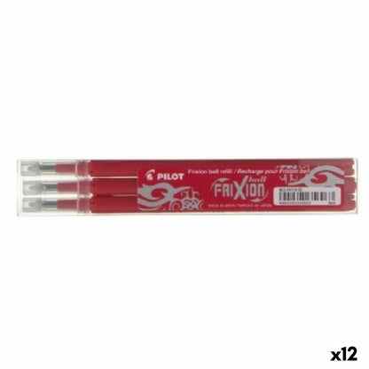 Set de recambios Pilot Frixion 0,7 Bolígrafo 3 Piezas Rojo (12 Unidades)  Comprati.