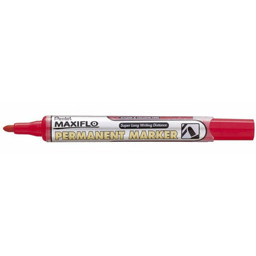 Rotulador permanente Pentel NLF50 Rojo 12 Piezas (12 Unidades)  Comprati.