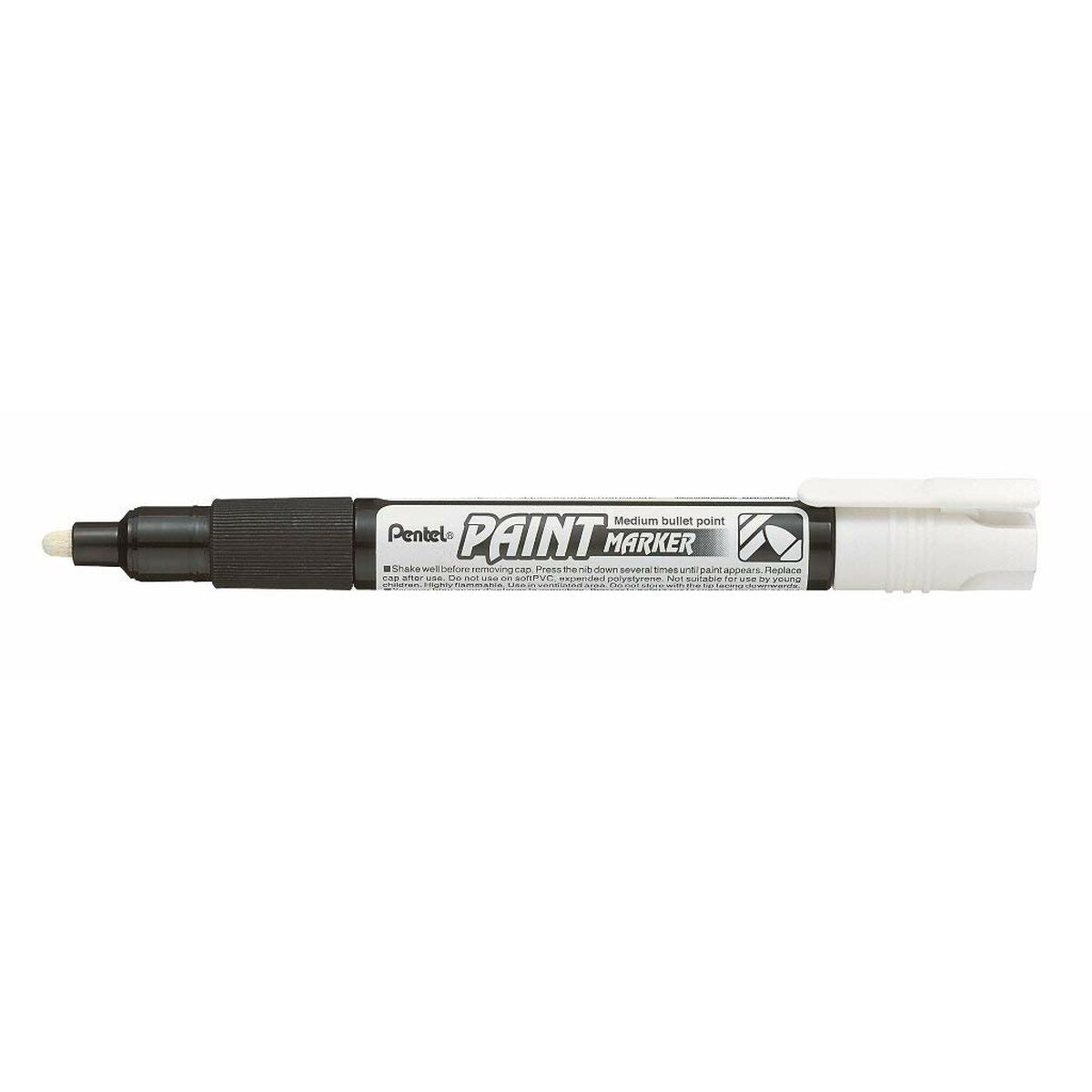 Rotulador permanente Pentel Paint Marker Blanco 12 Piezas  Comprati.