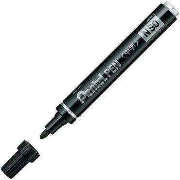 Rotulador permanente Pentel N50-BE Negro 12 Piezas  Comprati.