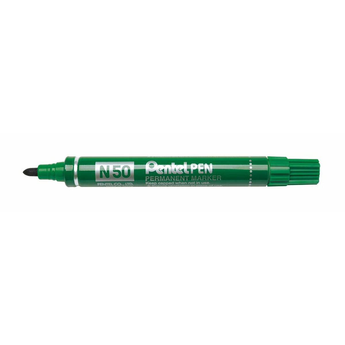 Rotulador permanente Pentel N50-BE Verde 12 Piezas  Comprati.