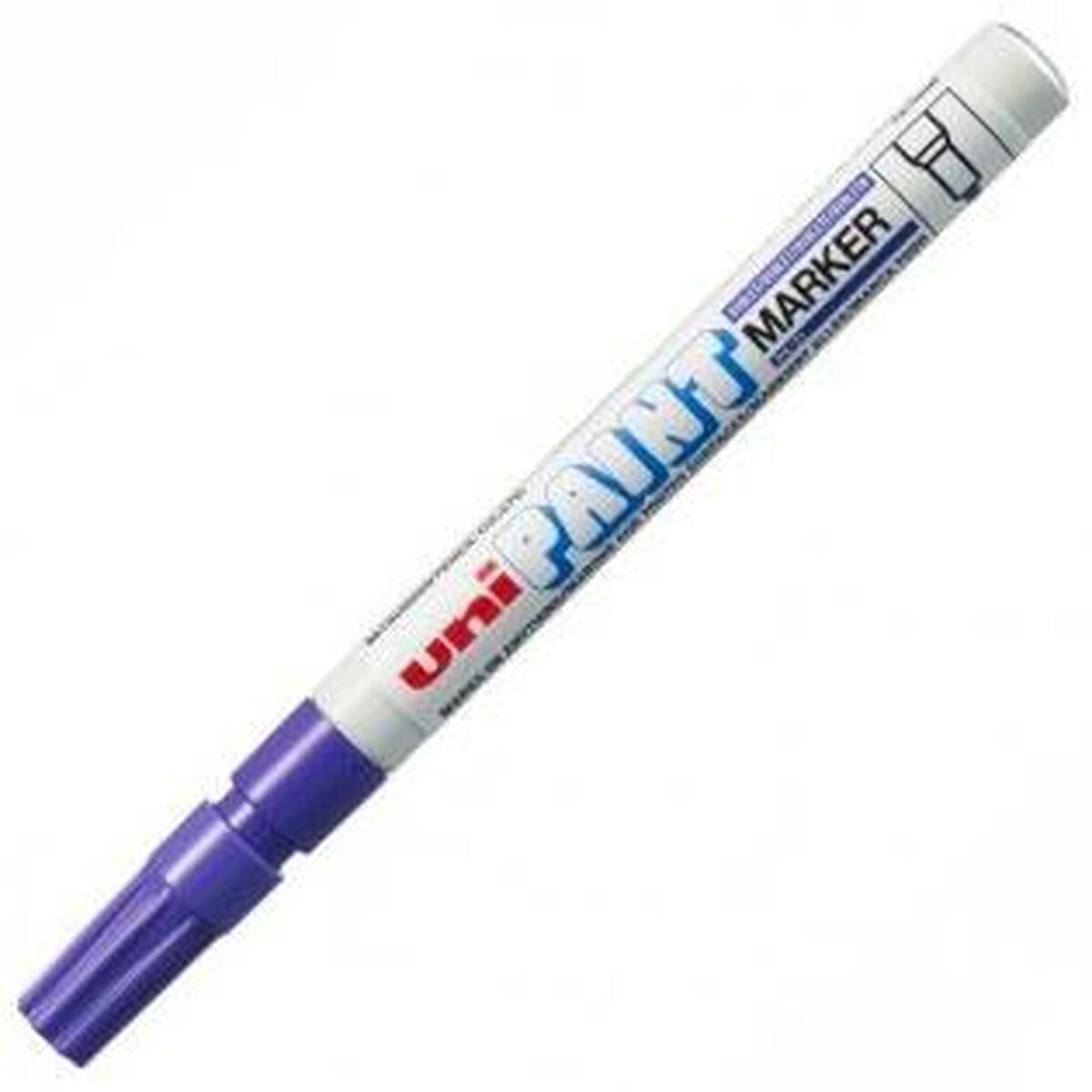 Rotulador permanente Uni-Ball Paint PX-21L Violeta 12 Piezas  Comprati.