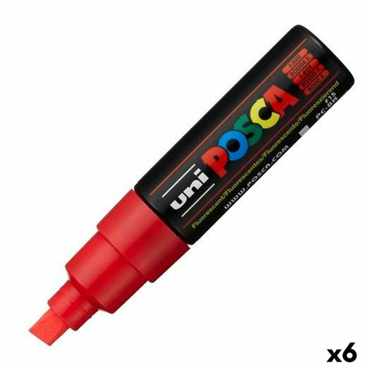 Rotuladores POSCA PC-8K Rojo (6 Unidades)  Comprati.