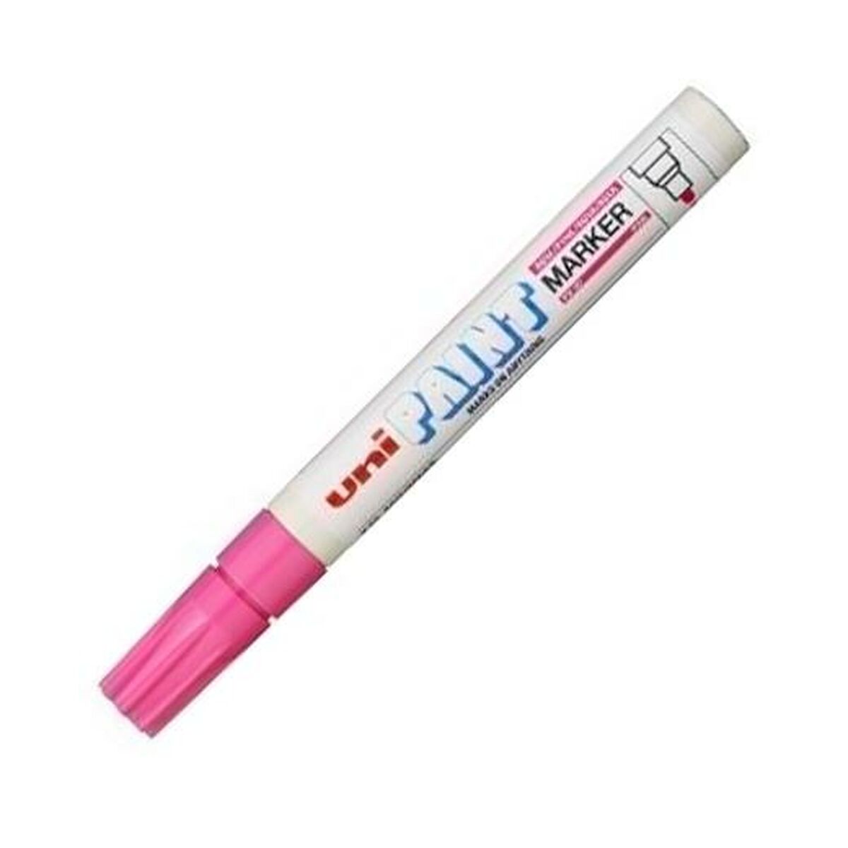 Rotulador permanente Uni-Ball PX-20 Rosa (12 Unidades)  Comprati.