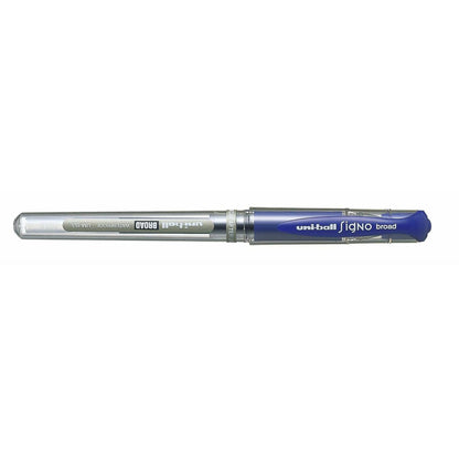 Boligrafo de tinta líquida Uni-Ball Signo Broad UM-153 W Azul 0,6 mm (12 Piezas)  Comprati.