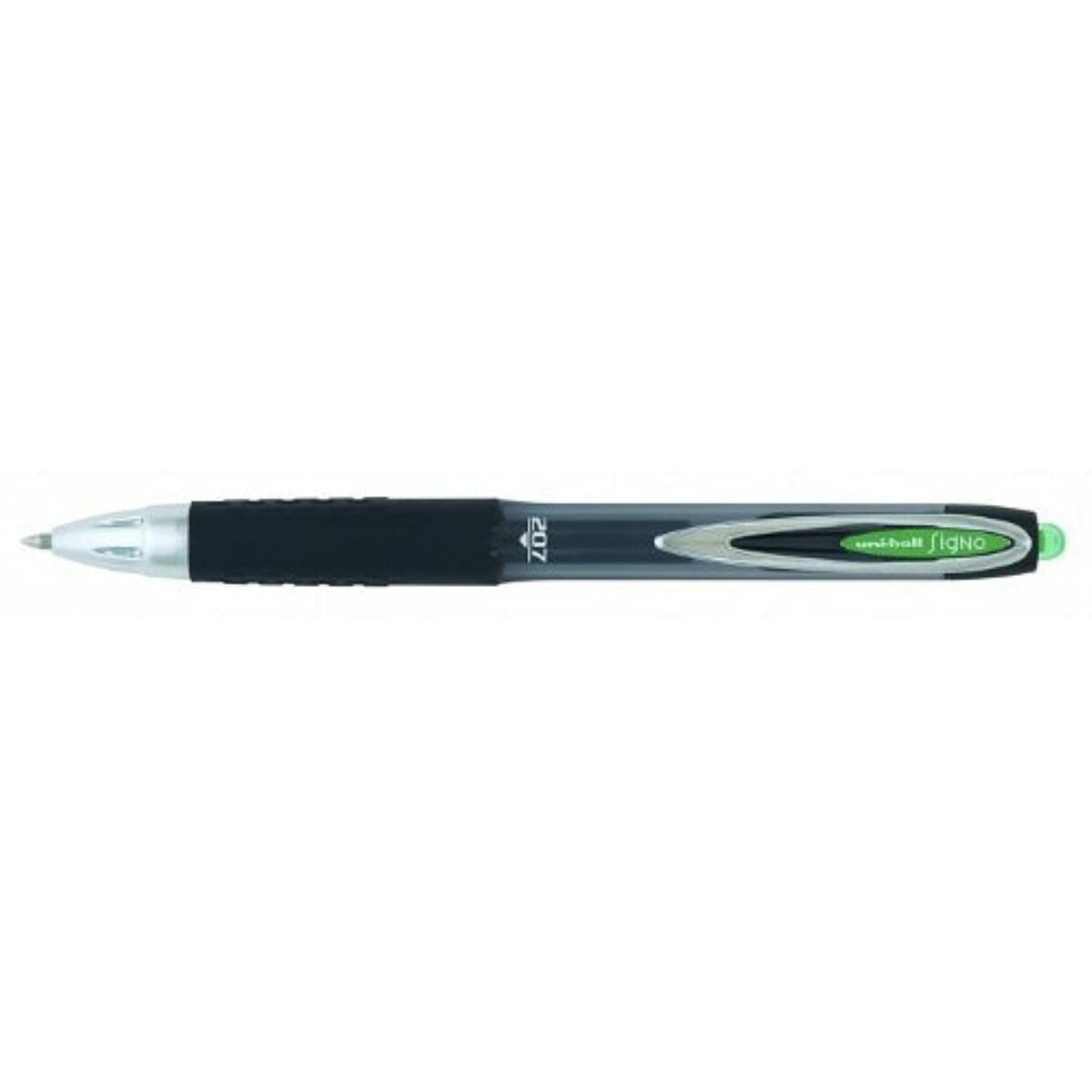 Boligrafo de tinta líquida Uni-Ball Rollerball Signo UM-207 Verde 0,4 mm (12 Piezas)  Comprati.