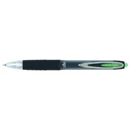 Boligrafo de tinta líquida Uni-Ball Rollerball Signo UM-207 Verde 0,4 mm (12 Piezas)  Comprati.