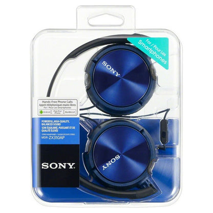 Auriculares de Diadema Sony MDRZX310APL.CE7 Azul Azul oscuro  Comprati.