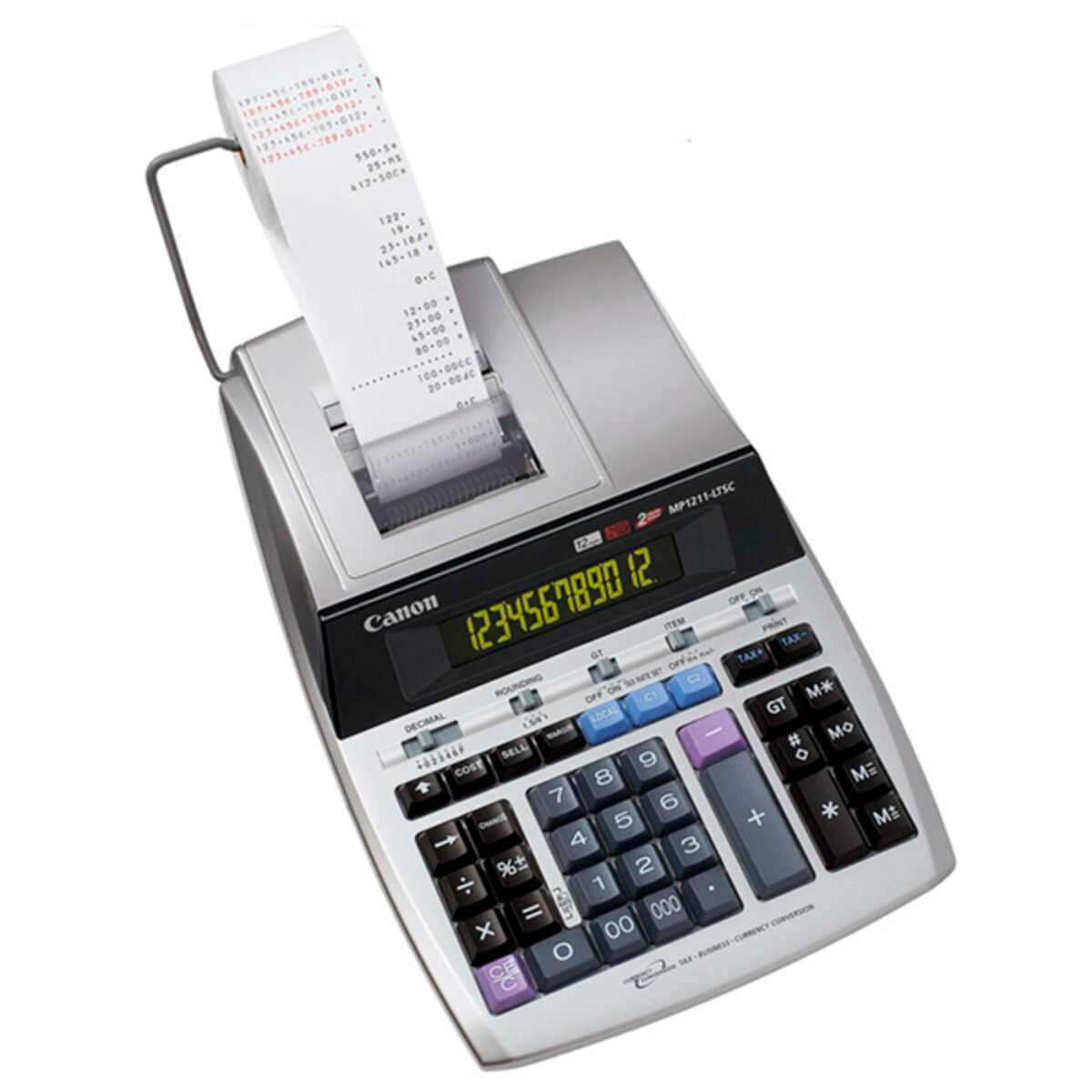 Calculadora impresora Canon MP1211-LTSC Plateado Blanco  Comprati.