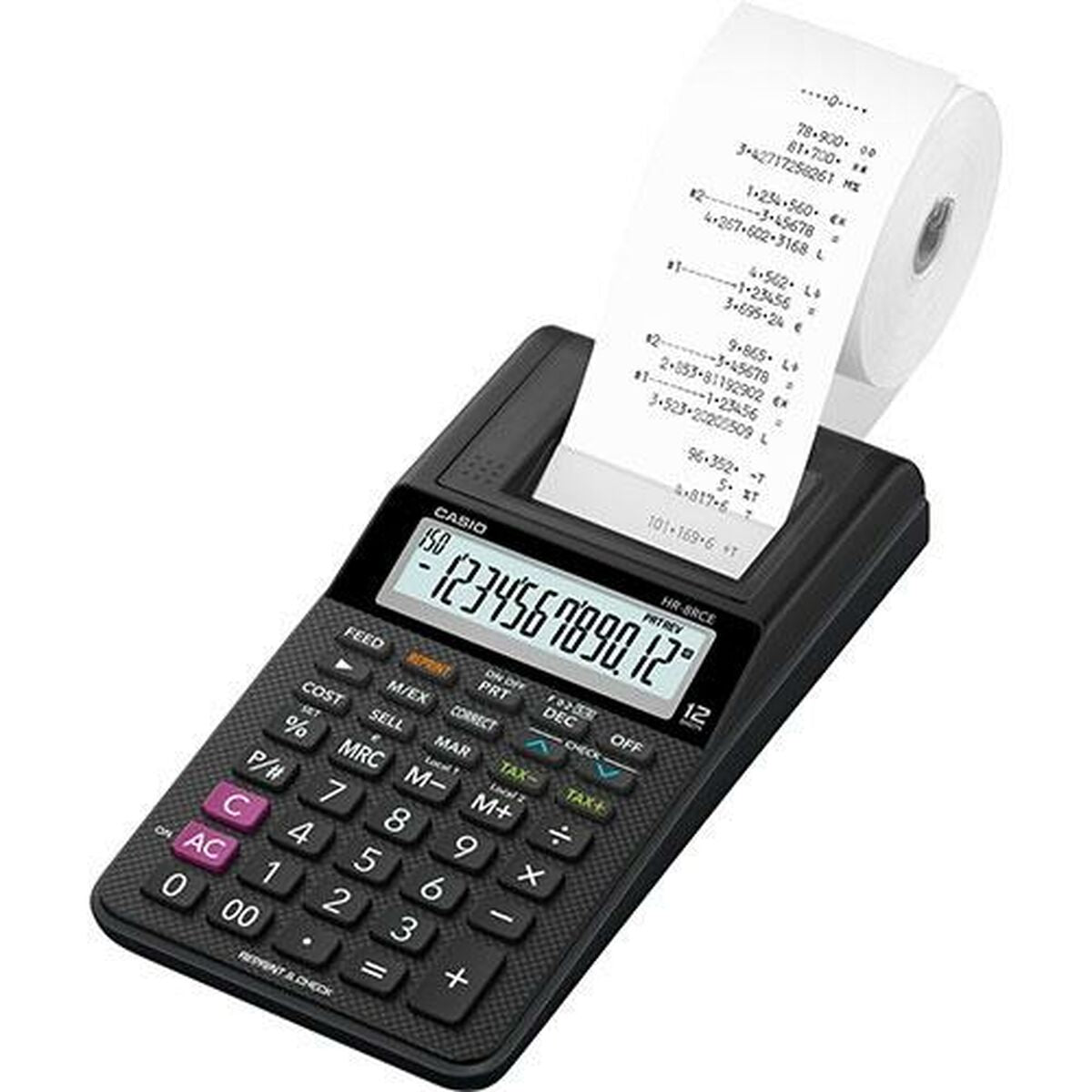 Calculadora impresora Casio HR-8RCE Negro  Comprati.