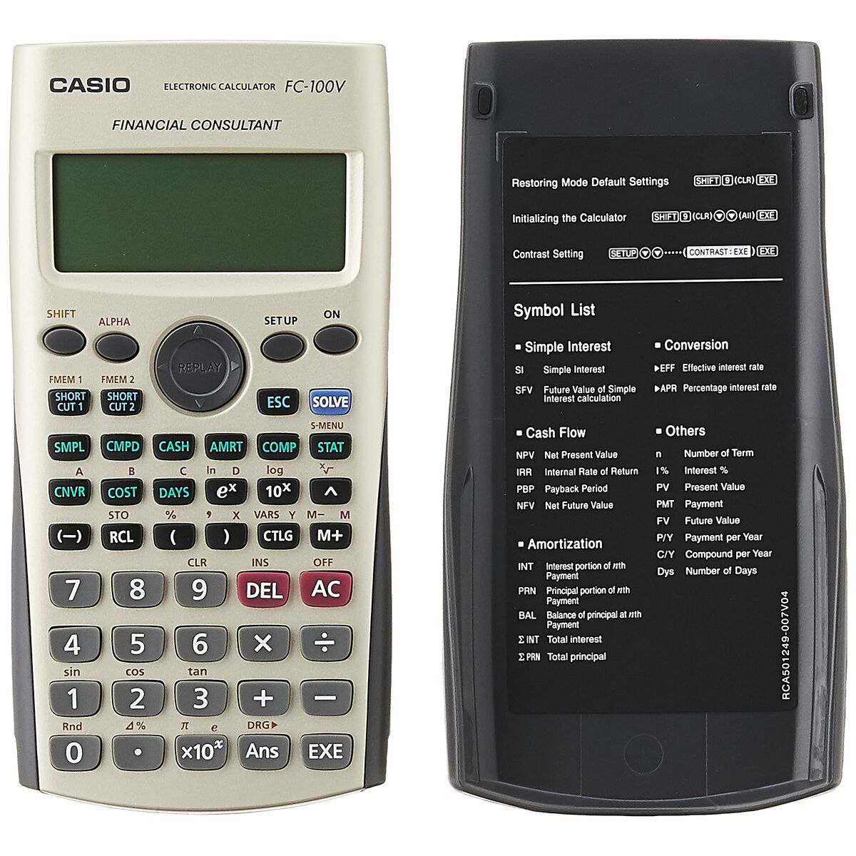 Calculadora Científica Casio FC-100V Negro Gris  Comprati.