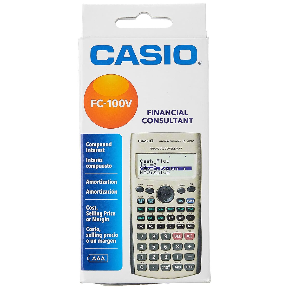 Calculadora Científica Casio FC-100V Negro Gris  Comprati.