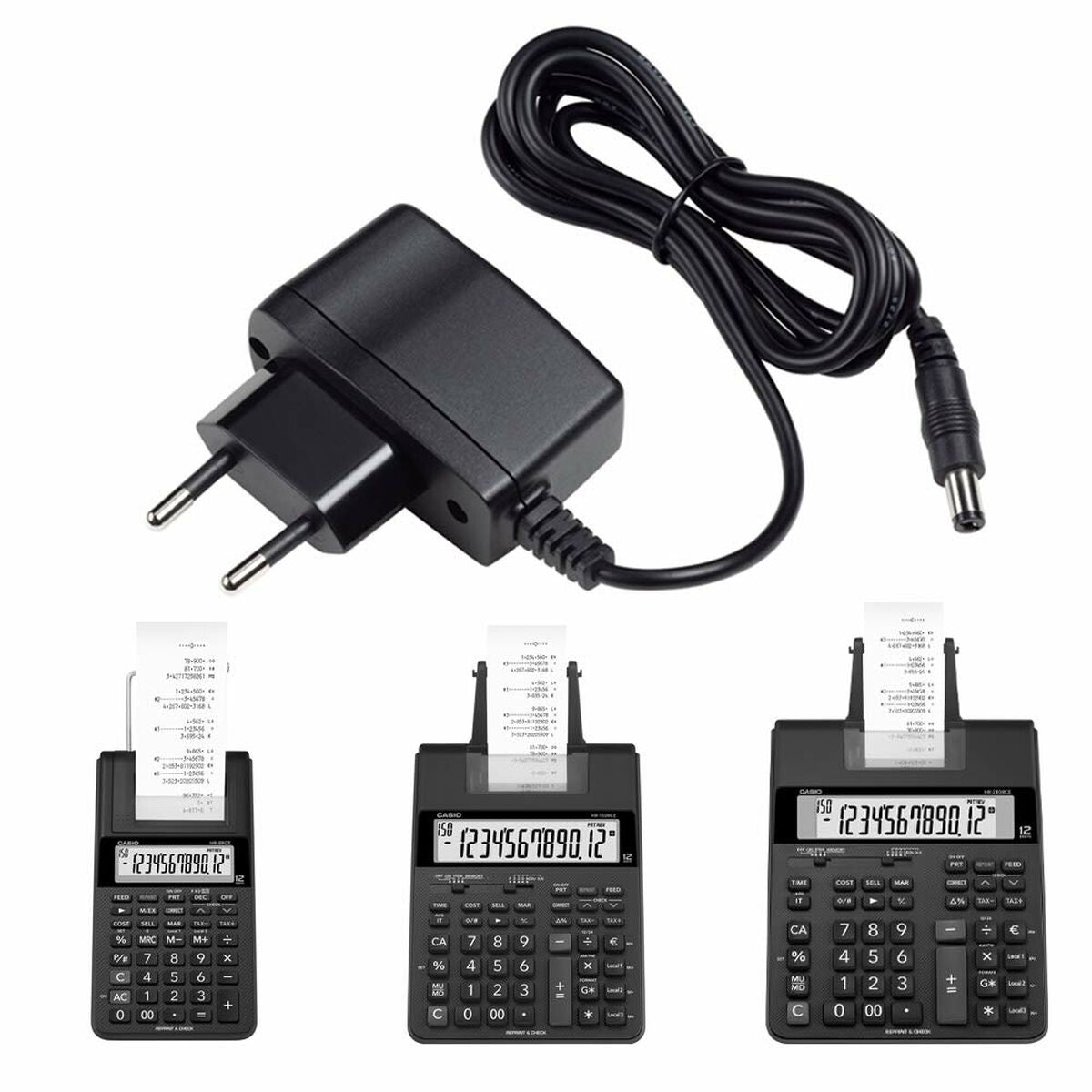 Adaptador de Corriente Casio ADA-60024 Calculadora impresora Negro  Comprati.