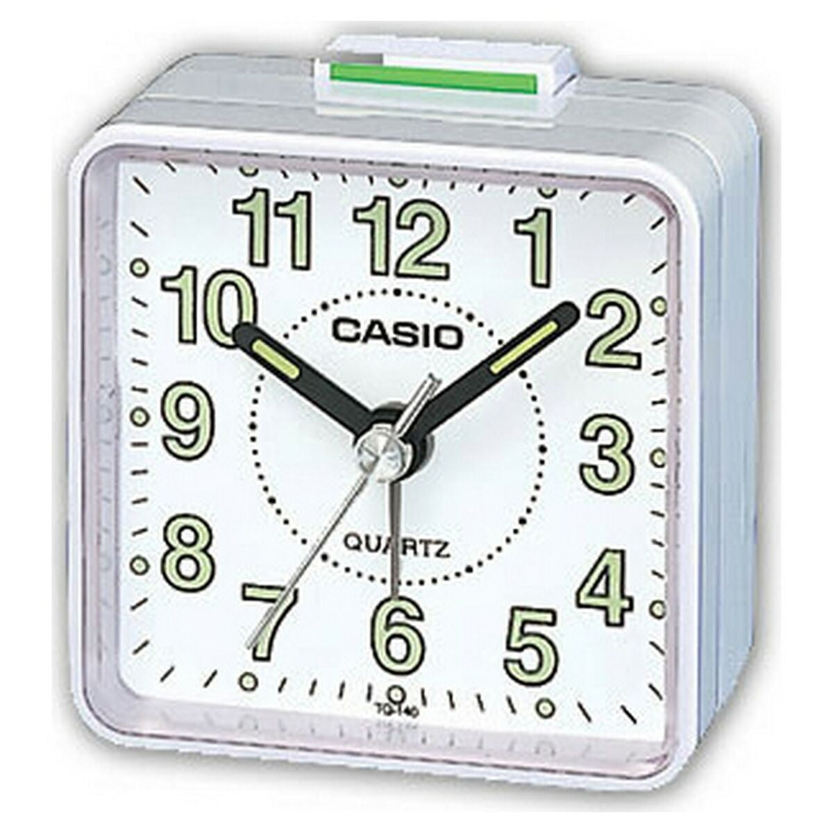 Reloj-Despertador Analógico Casio TQ-140-7DF Blanco Plástico Resistente a salpicaduras (57 x 57 x 33 mm)  Comprati.