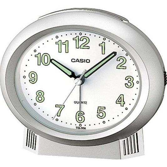 Reloj Despertador Casio TQ-266-8E Plateado  Comprati.