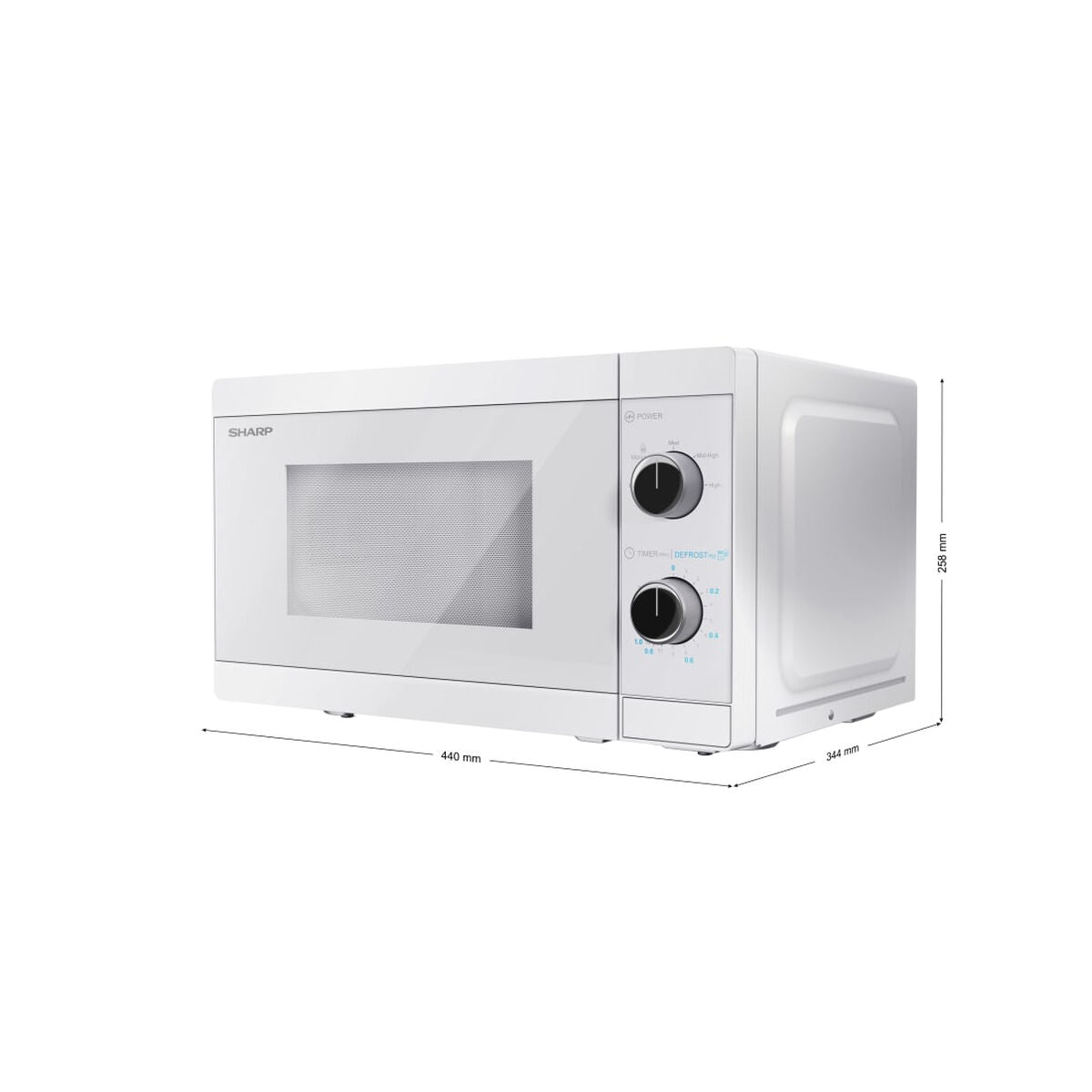 Microondas Sharp YCMS01EC Blanco 800 W 20 L  Comprati.