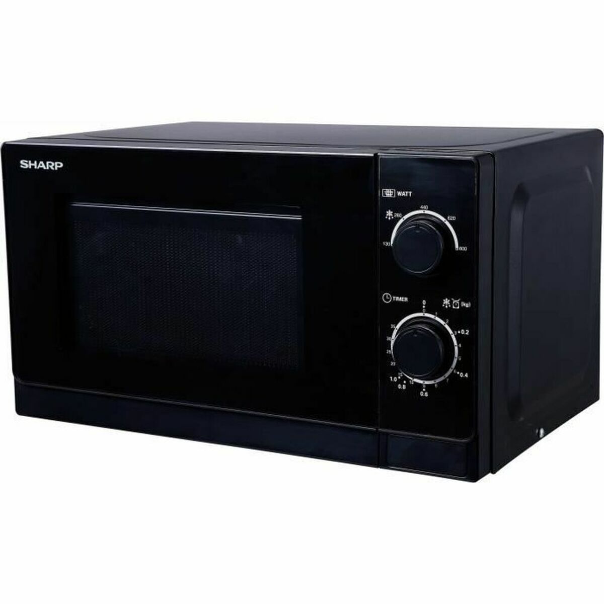 Microondas Sharp R200BKW Negro 800 W 20 L  Comprati.