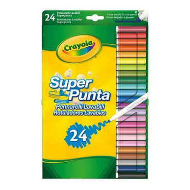 Rotuladores Crayola B01BF6F20K Lavable (24 uds)  Comprati.