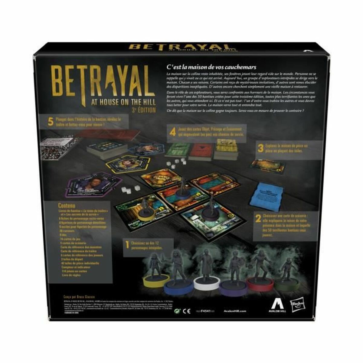 Juego de Mesa Hasbro Betrayal at House on the Hill  Comprati.