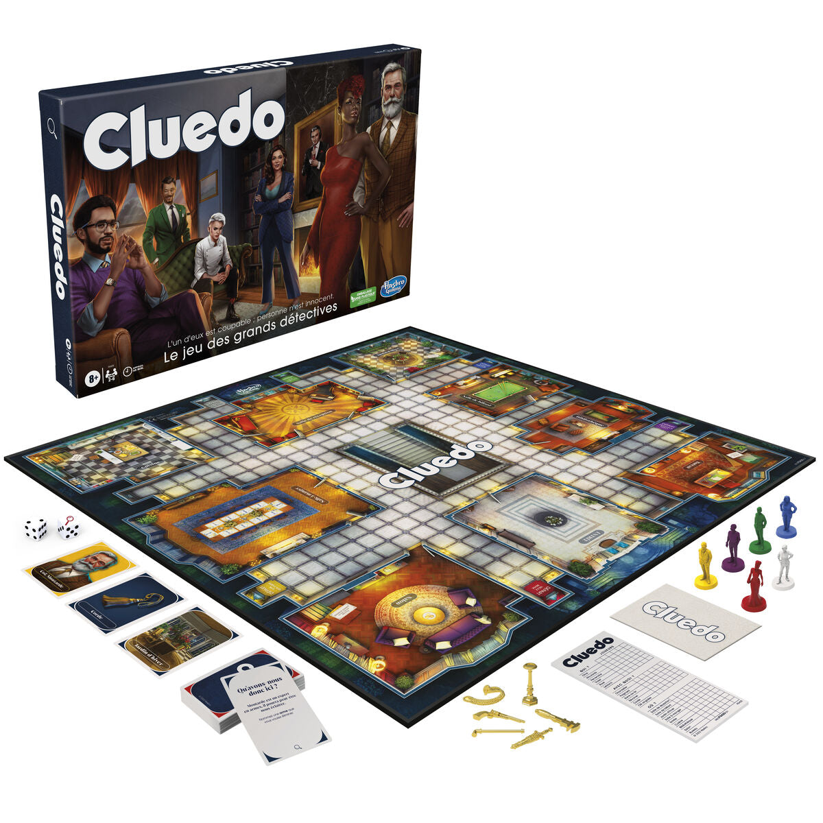 Juego de Mesa Hasbro Cluedo (FR) Multicolor  Comprati.