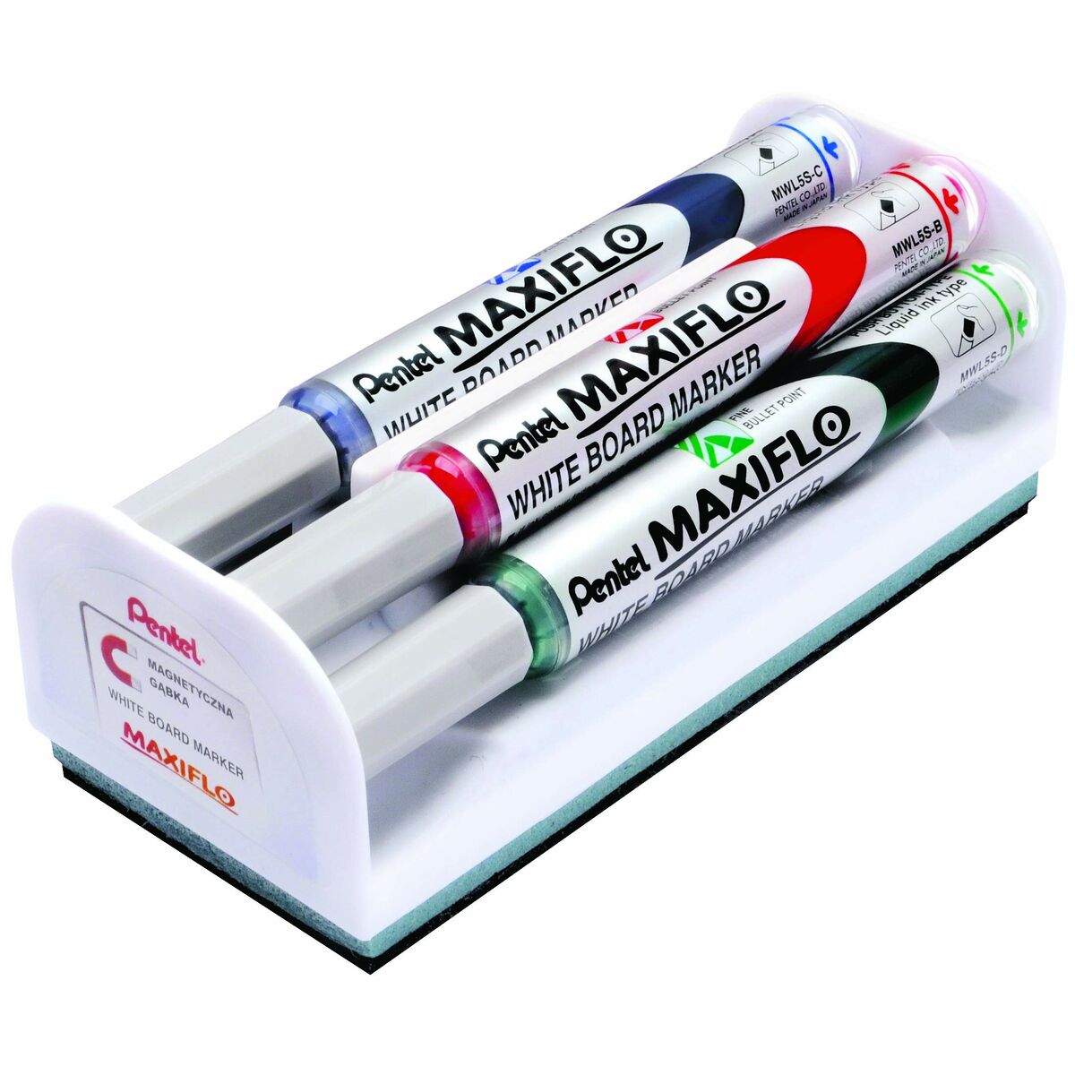 Set de Rotuladores Pentel Maxiflo Borrador de pizarra  Comprati.