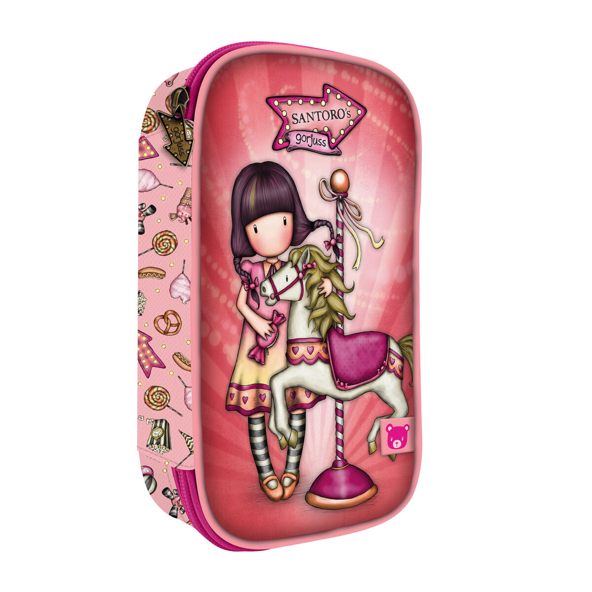 Plumier Gorjuss Carousel Salmón (45 Piezas)  Comprati.