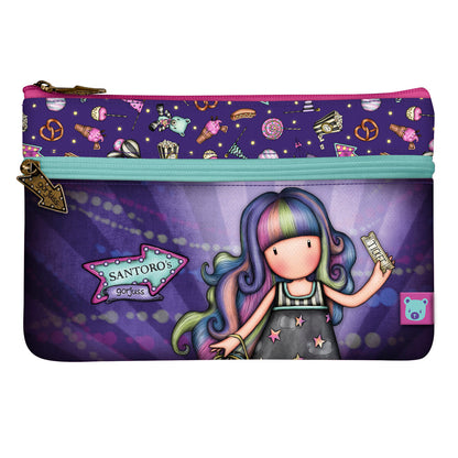 Estuche Escolar Gorjuss Up and away Morado (23.4 x 15.5 x 1.5 cm)  Comprati.