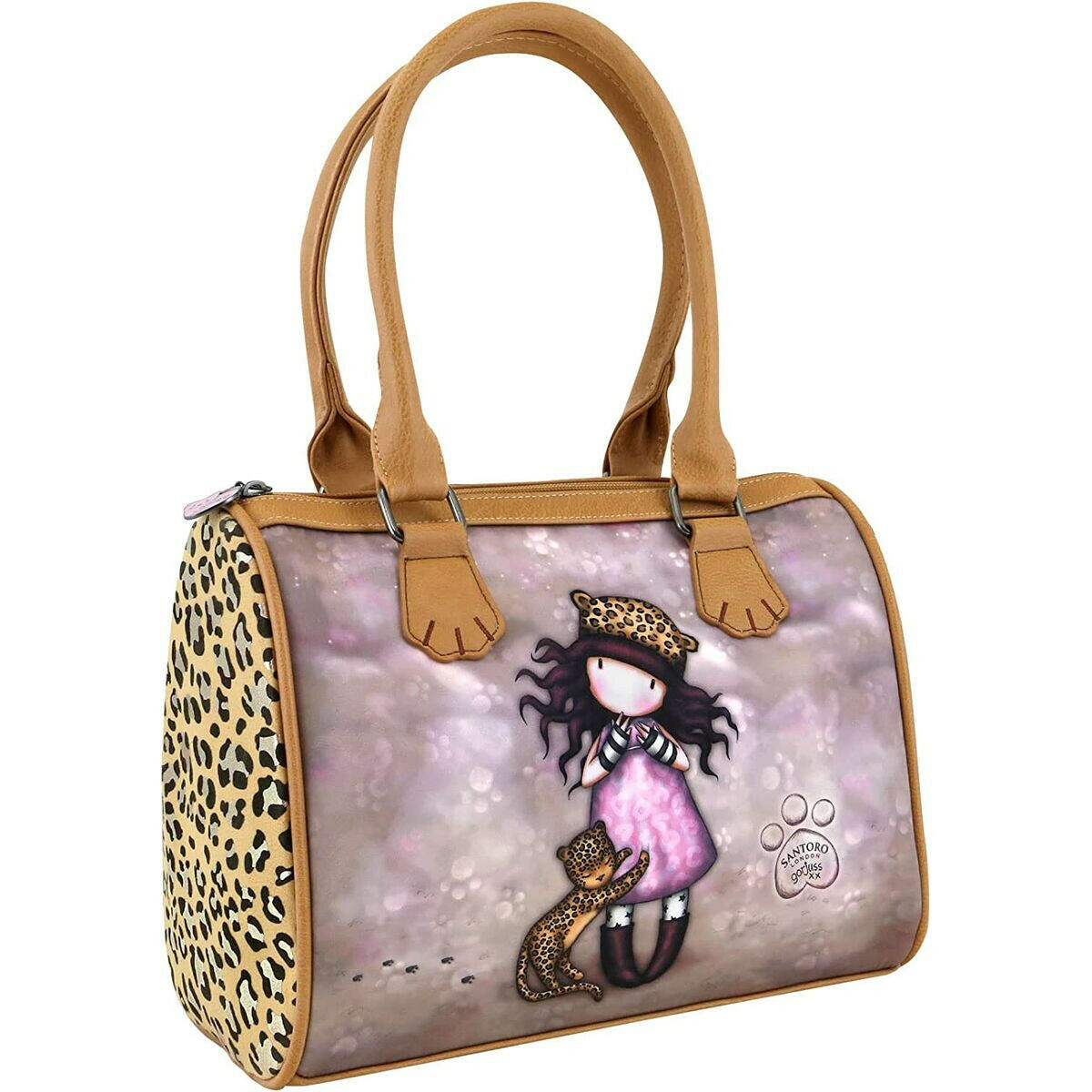 Bolso de Mano Gorjuss Leopardo (28 x 22 x 13 cm)  Comprati.