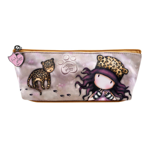 Estuche Escolar Gorjuss Leopardo (22.3 x 8.8 x 5.7 cm)  Comprati.