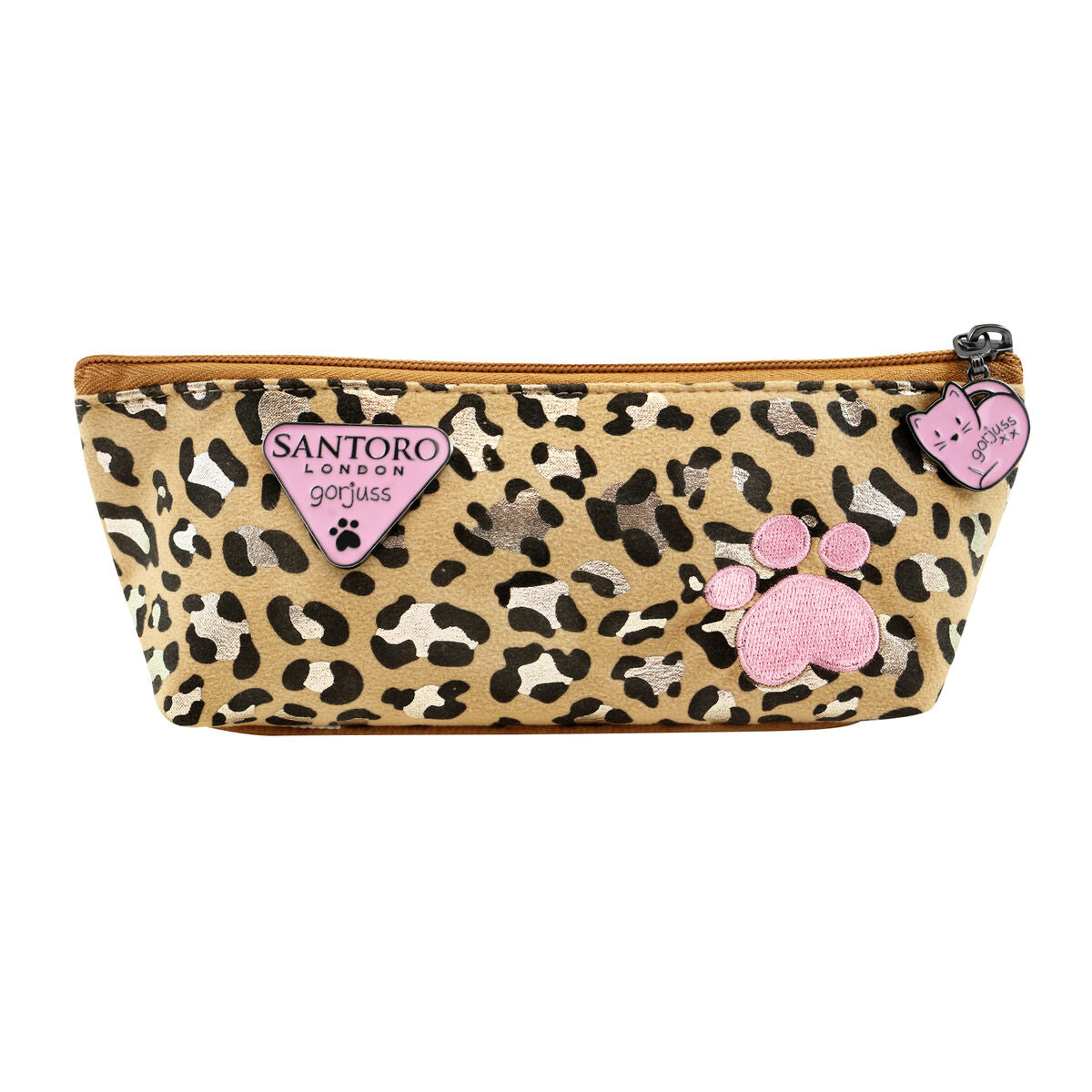 Estuche Escolar Gorjuss Leopardo (22.3 x 8.8 x 5.7 cm)  Comprati.