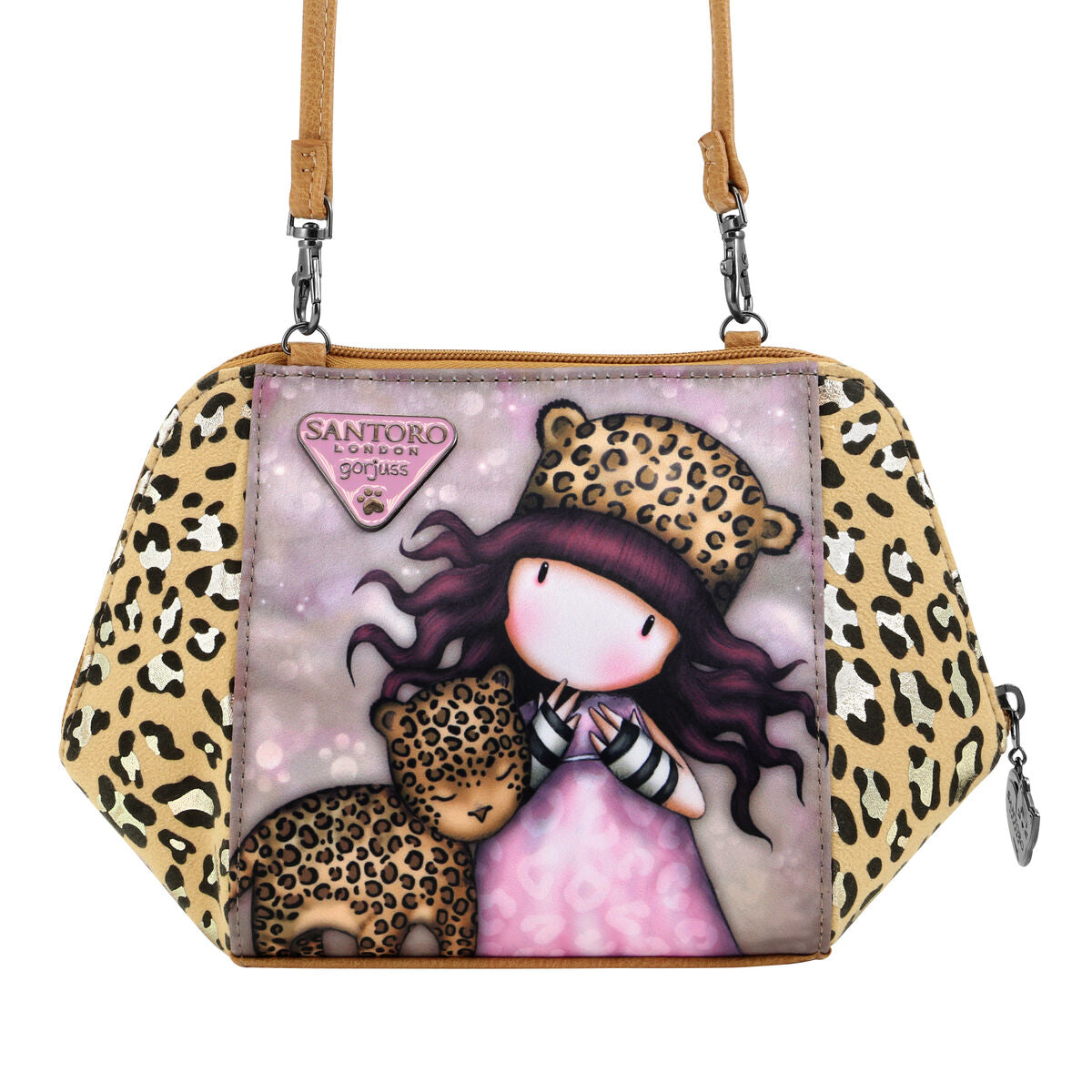 Bolso Bandolera Gorjuss Leopardo (26 x 15,5 x 9,5 cm)  Comprati.