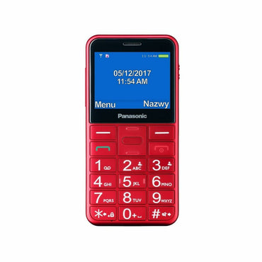 Teléfono Móvil para Mayores Panasonic KX-TU155EXRN Rojo  Comprati.