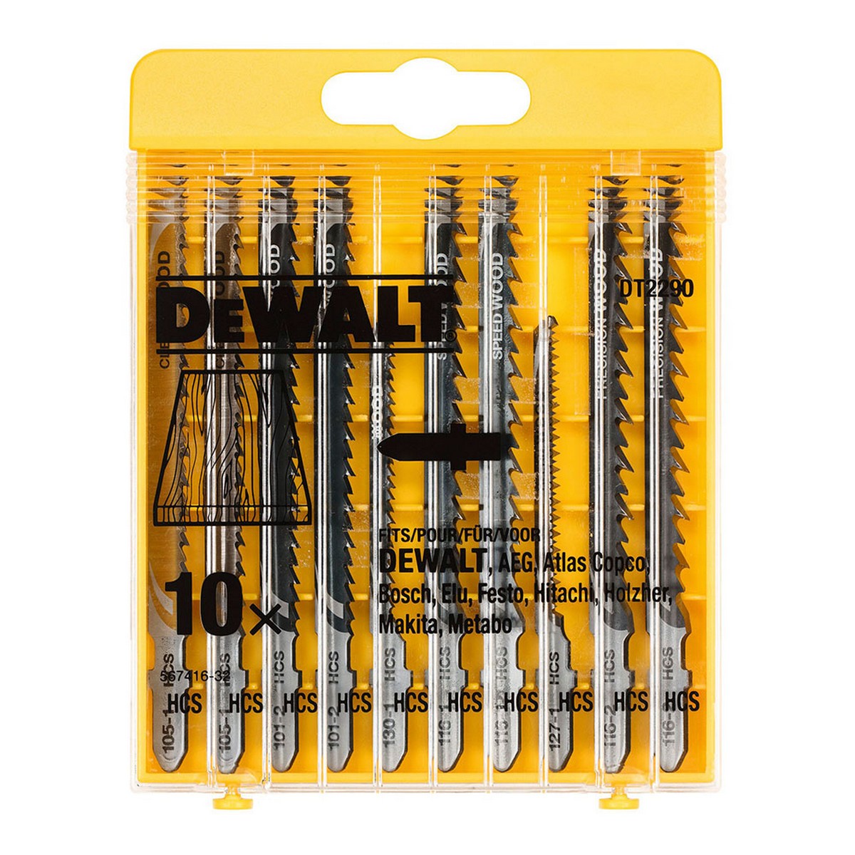 Hoja Sierra Dewalt DT2290-QZ Madera 10 Piezas  Comprati.