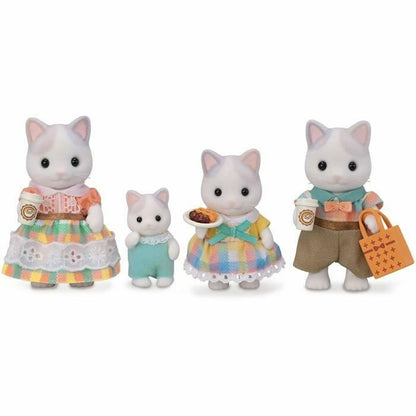 Accesorios para casa de Muñecas Sylvanian Families 5738 Latte Cat Family  Comprati.